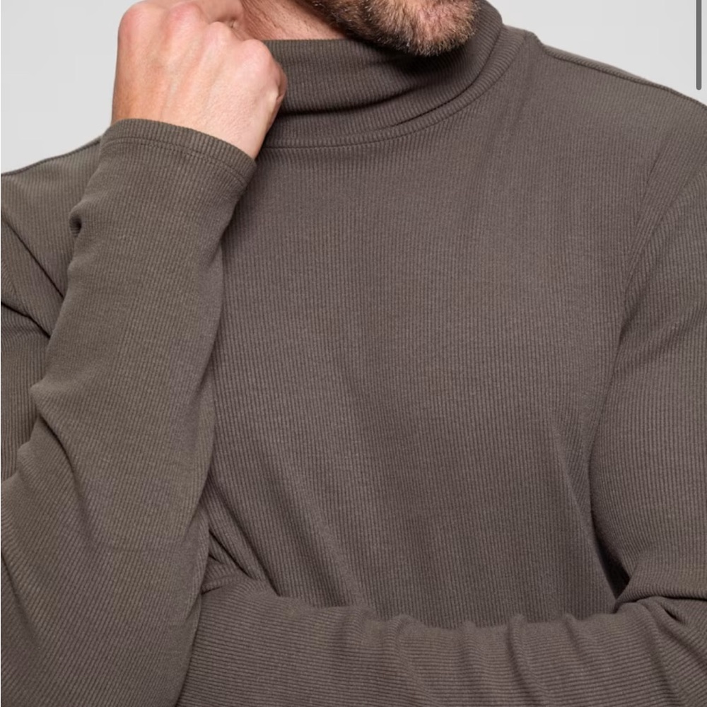 Guess Men's Taupe Turtleneck Top